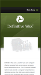 Mobile Screenshot of definitivewax.com